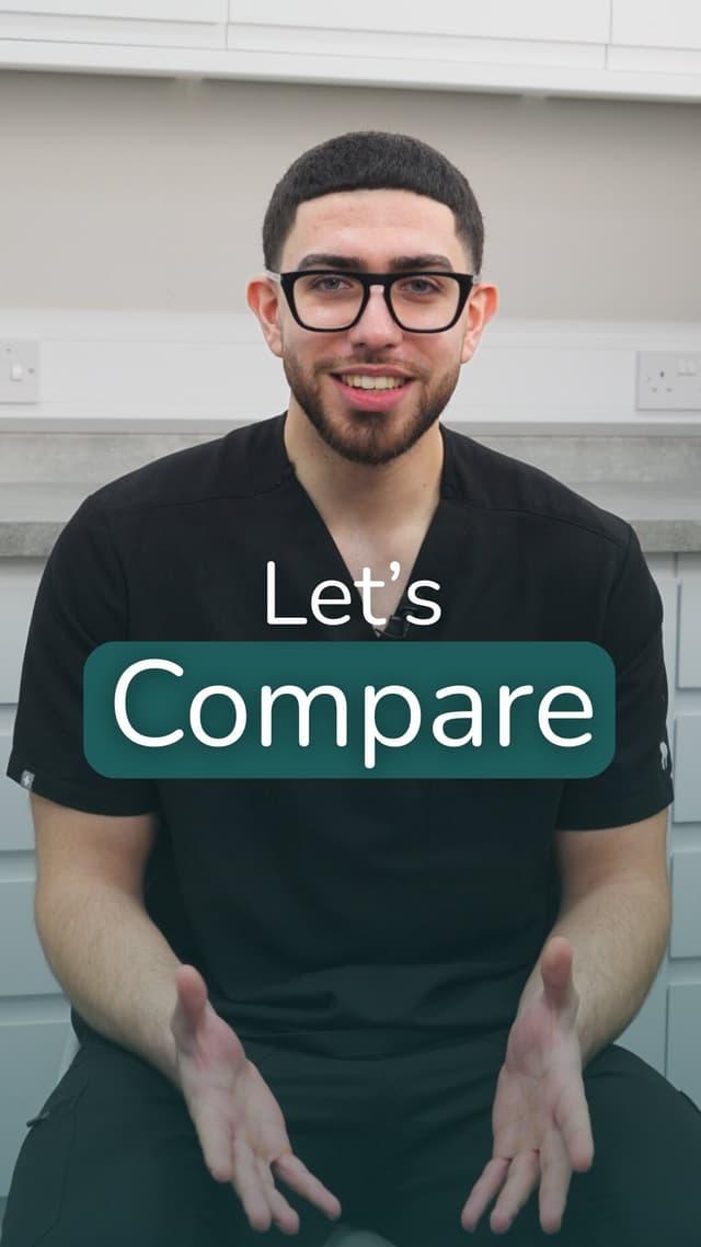 At-home vs in-clinic whitening