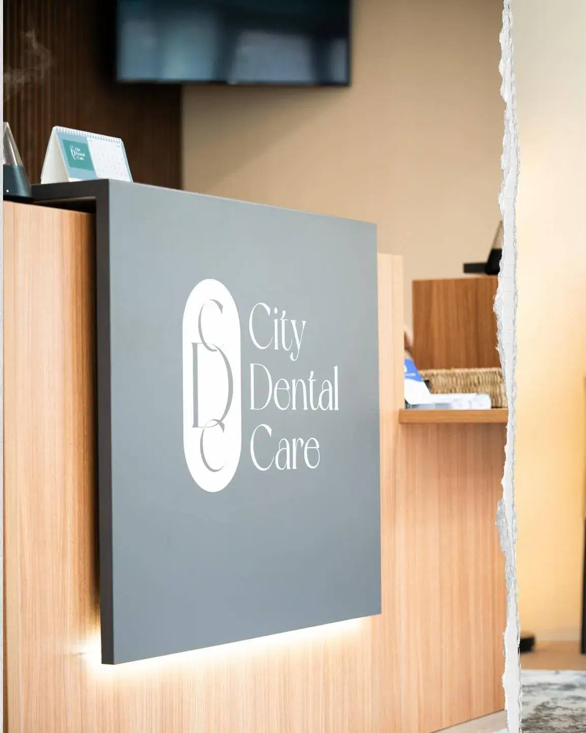 Reception at City Dental Care, 9 Earl Grey Street, Edinburgh